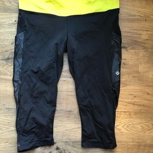 Lululemon crop workout pants size 10